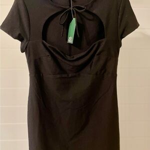 Wild Fable Black Mini Shift Dress Sustainable‎ Style Small